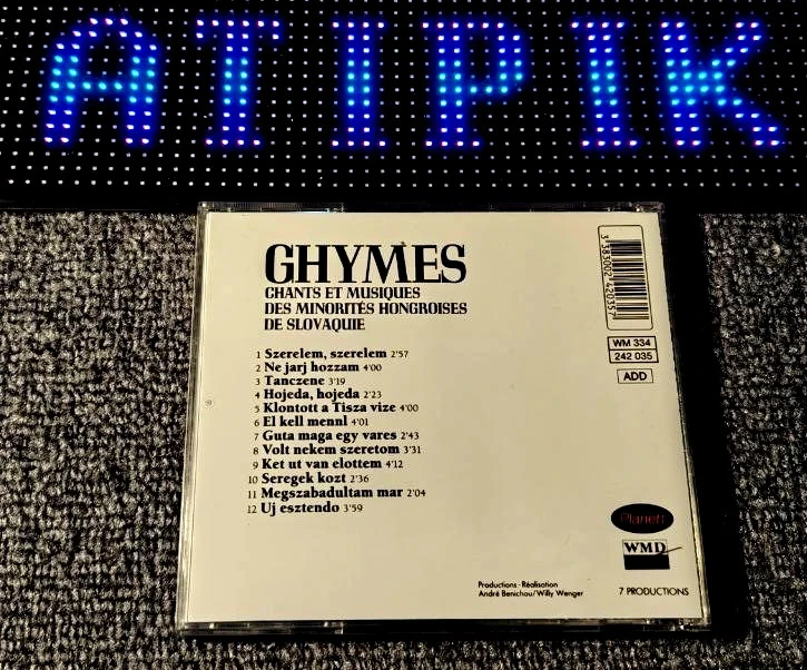 Ghymes - Cantos Y Músicas De Las Minorías Húngaras De Eslovaquia - Cd Raro – photo 2